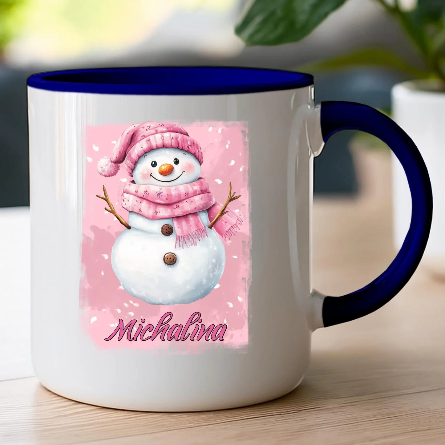 Kubek personalizowany świąteczny - Bałwanek #21