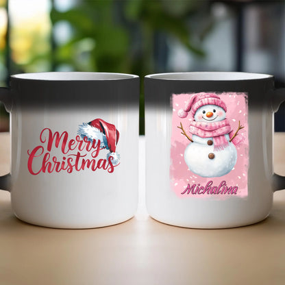 Kubek personalizowany świąteczny - Bałwanek #21