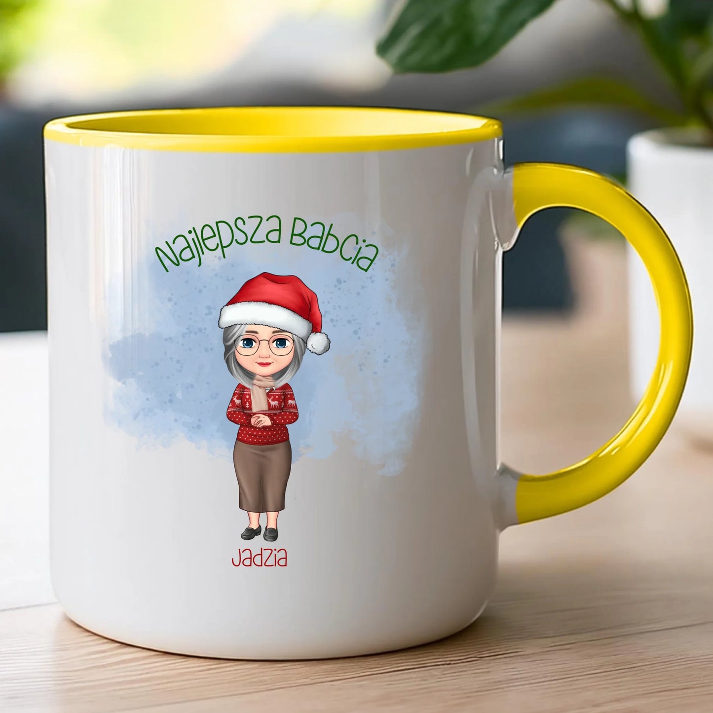 Kubek personalizowany dla babci świąteczny #232