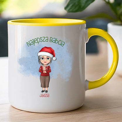 Kubek personalizowany dla babci świąteczny #232