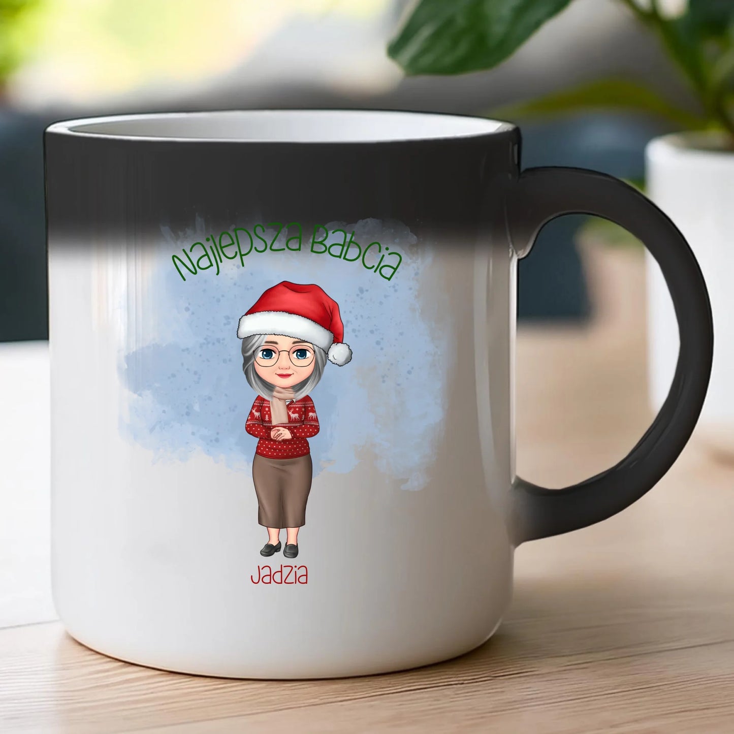 Kubek personalizowany dla babci świąteczny #232