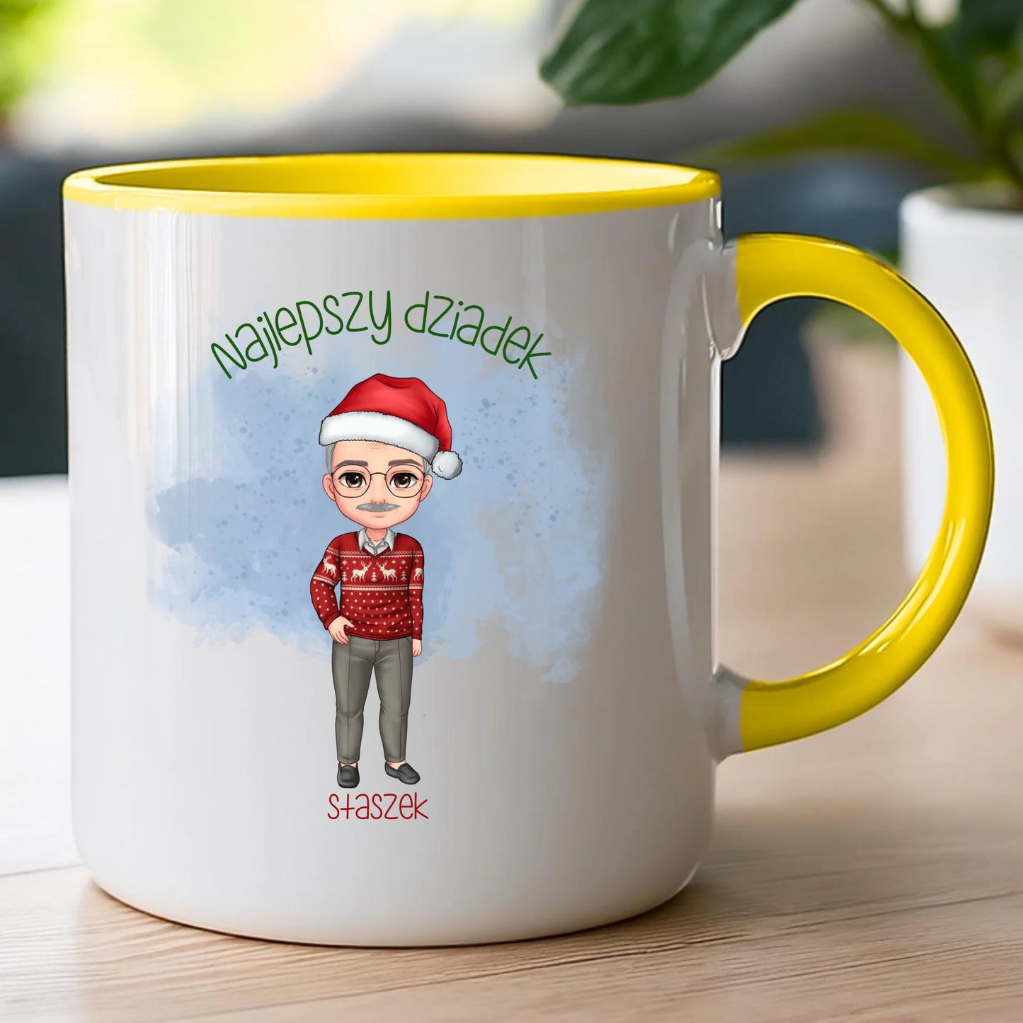 Kubek personalizowany dla dziadka świąteczny #270