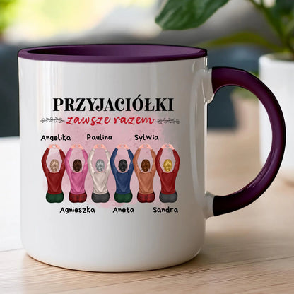 Kubek personalizowany dla przyjaciółek 2-6 osób #121