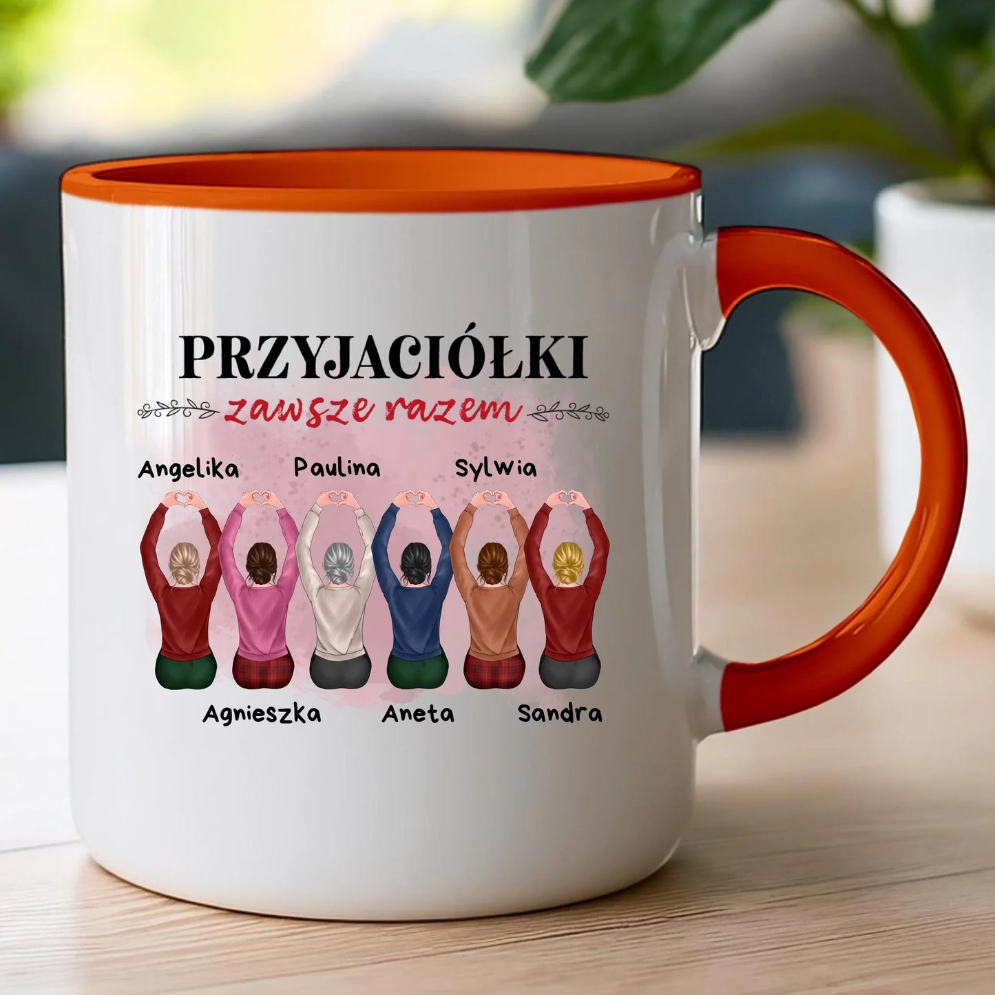 Kubek personalizowany dla przyjaciółek 2-6 osób #121