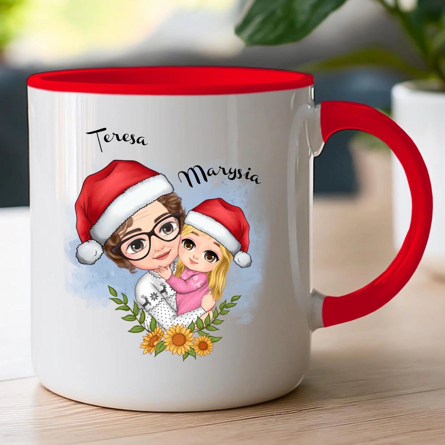 Kubek świąteczny personalizowany dla babci #231