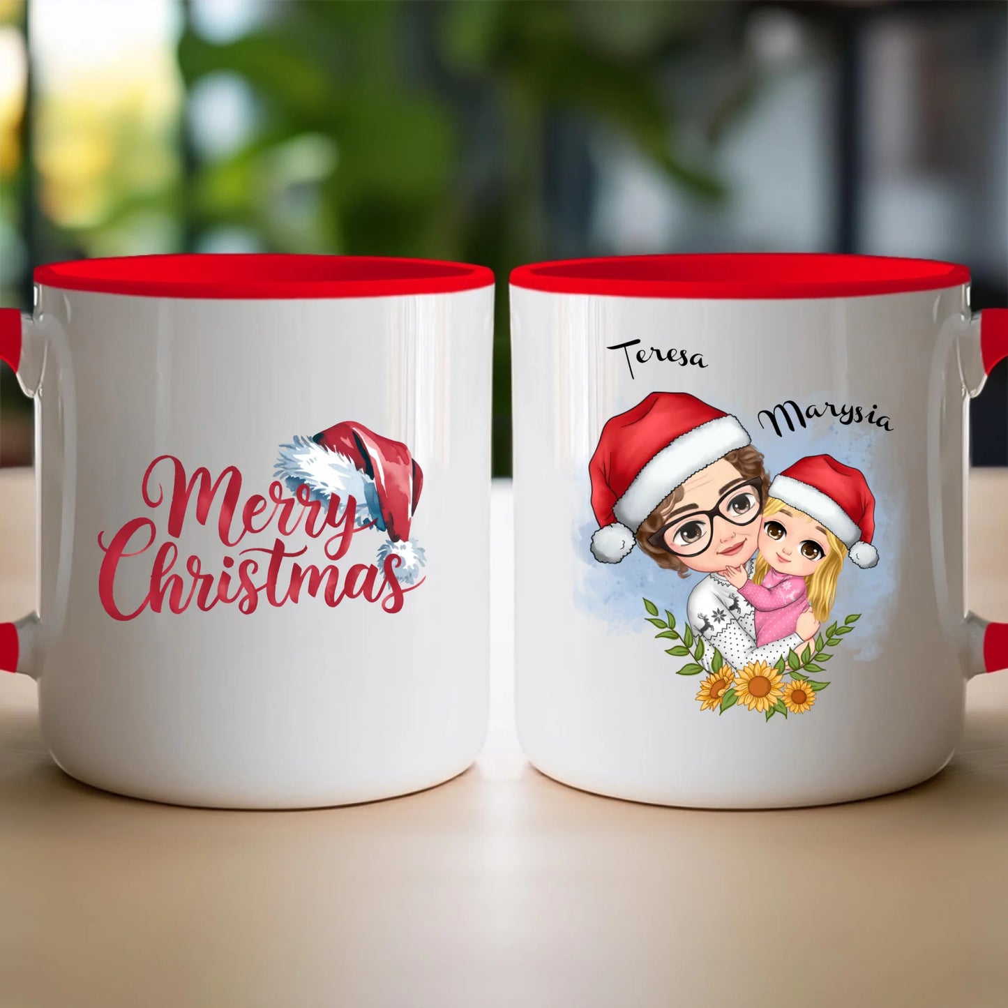 Kubek świąteczny personalizowany dla babci #231