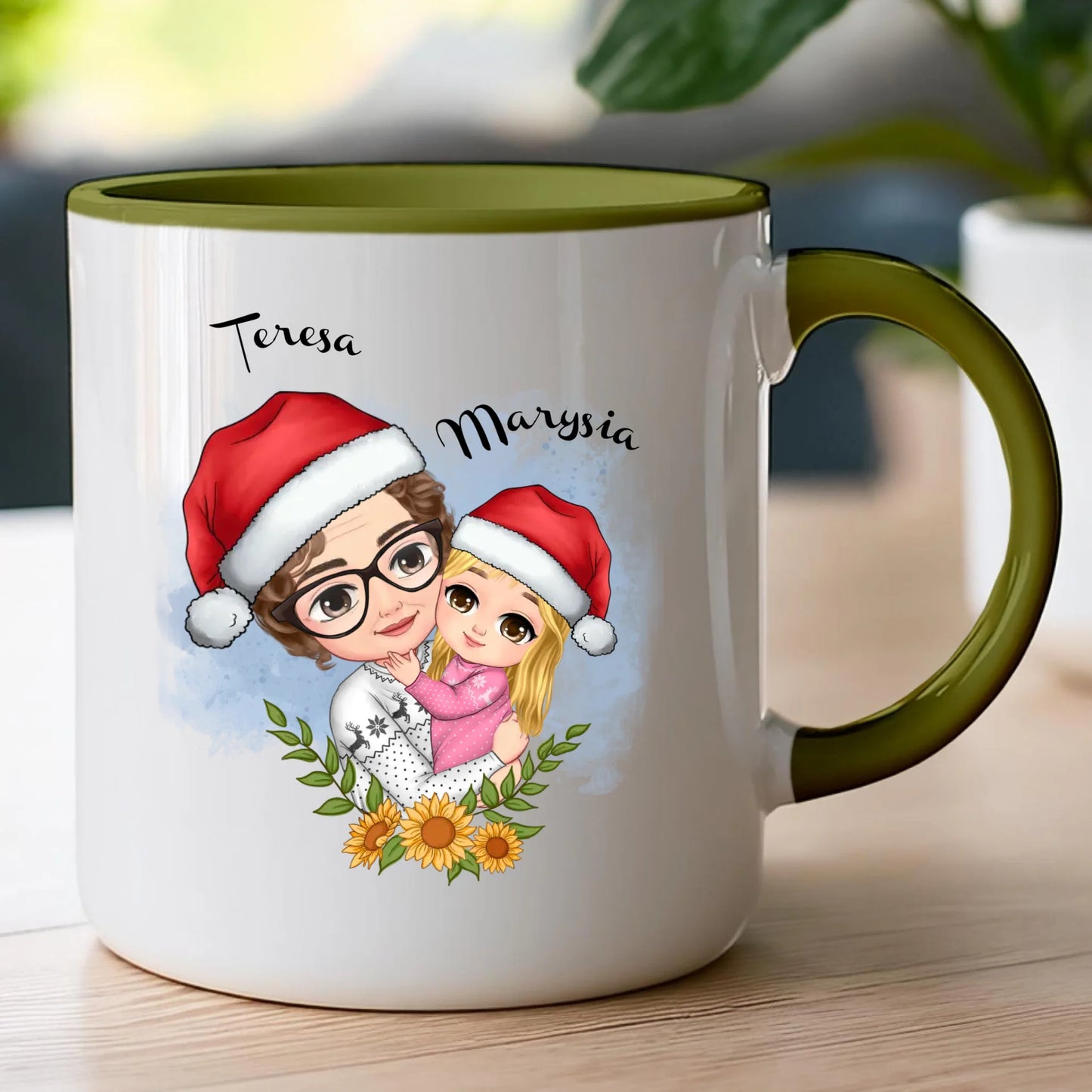 Kubek świąteczny personalizowany dla babci #231
