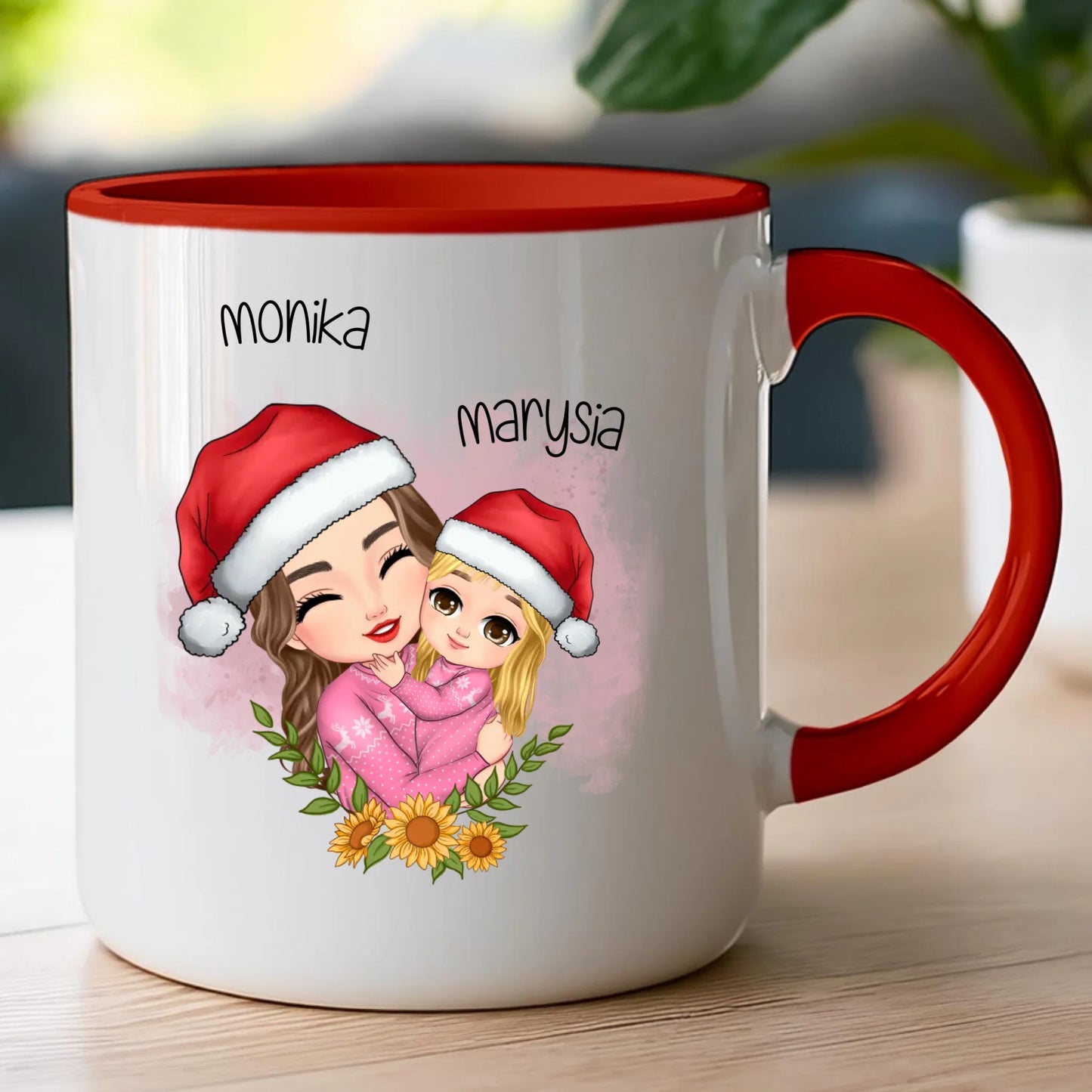 Kubek świąteczny personalizowany dla mamy #330