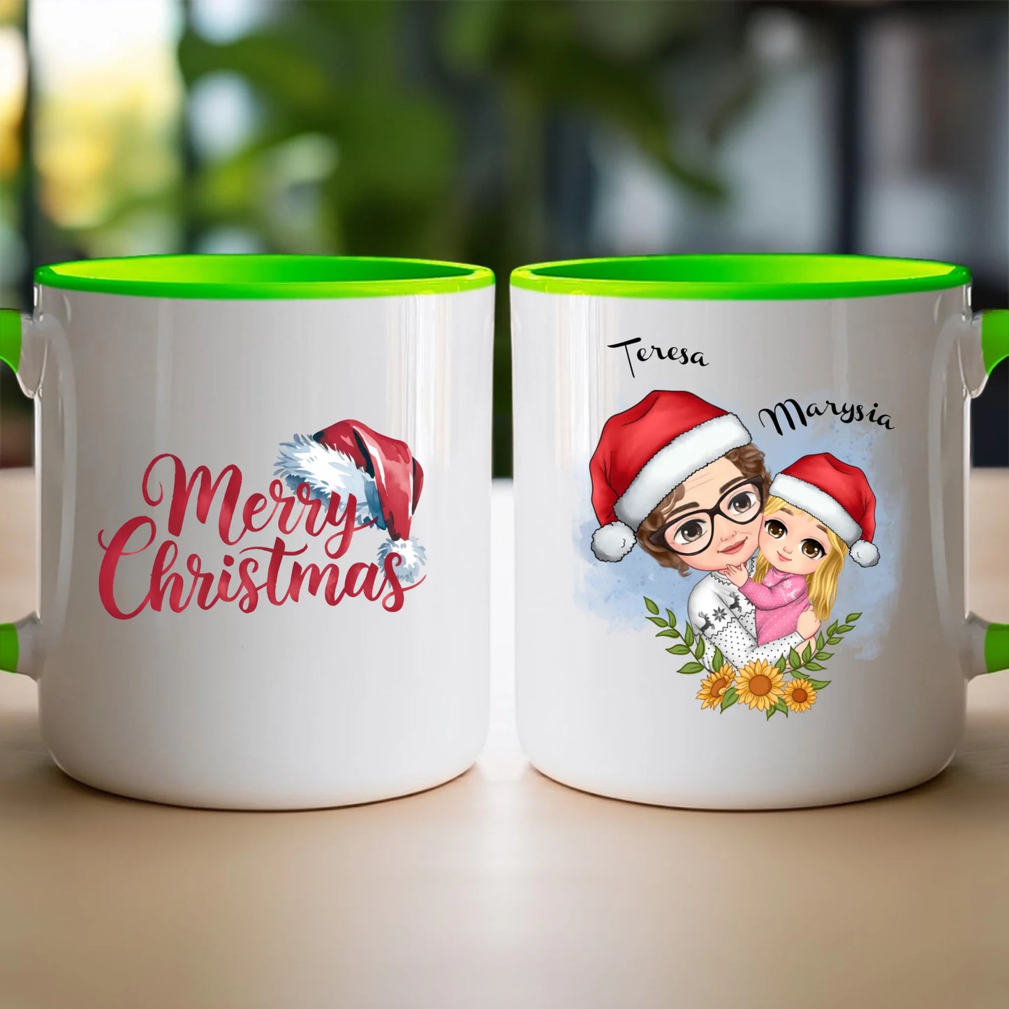 Kubek świąteczny personalizowany dla babci #231