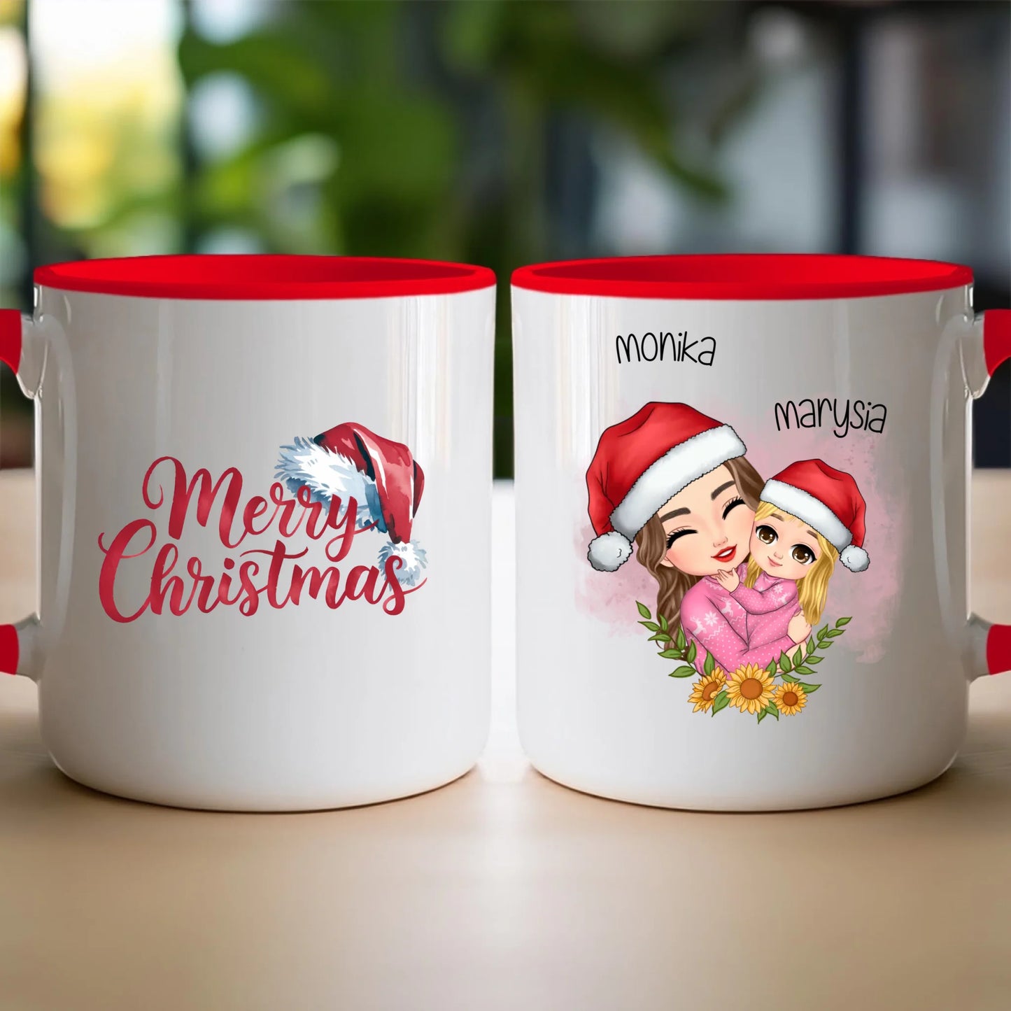 Kubek świąteczny personalizowany dla mamy #330