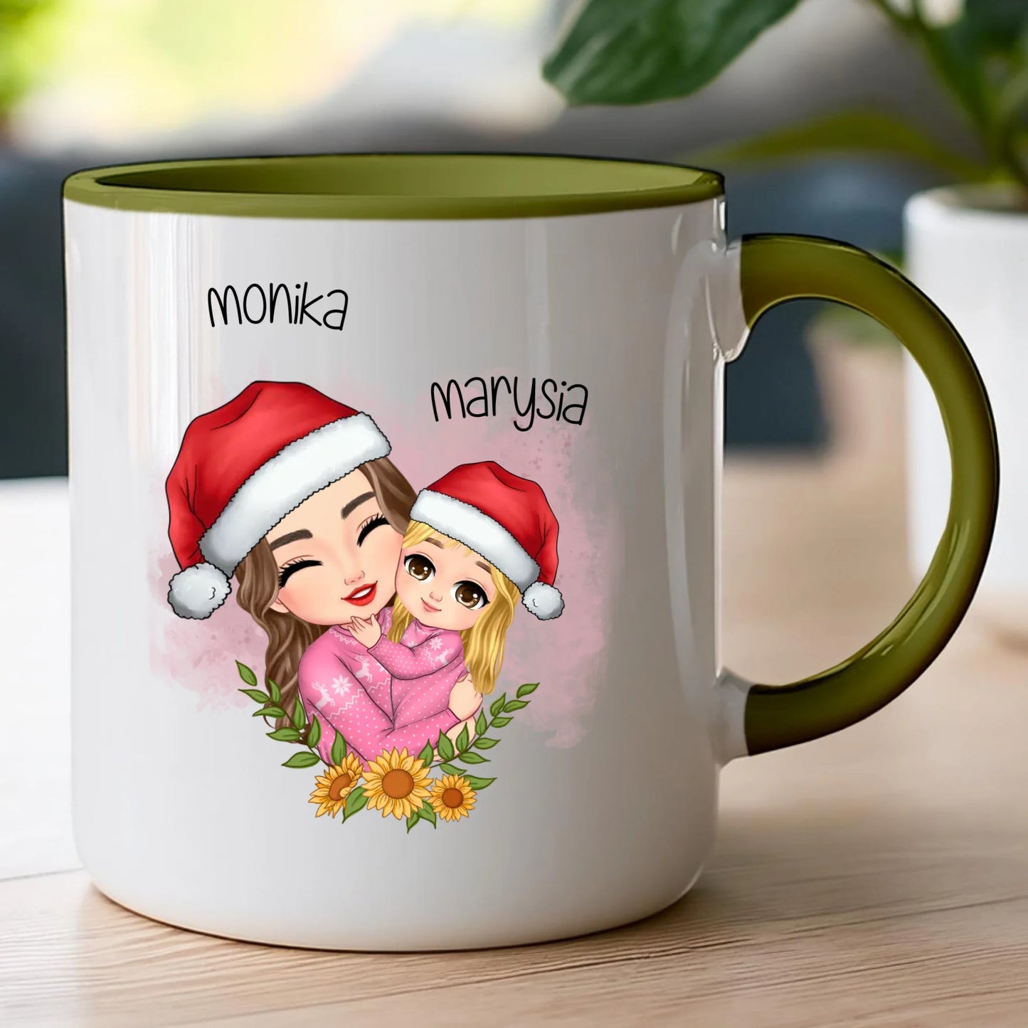 Kubek świąteczny personalizowany dla mamy #330