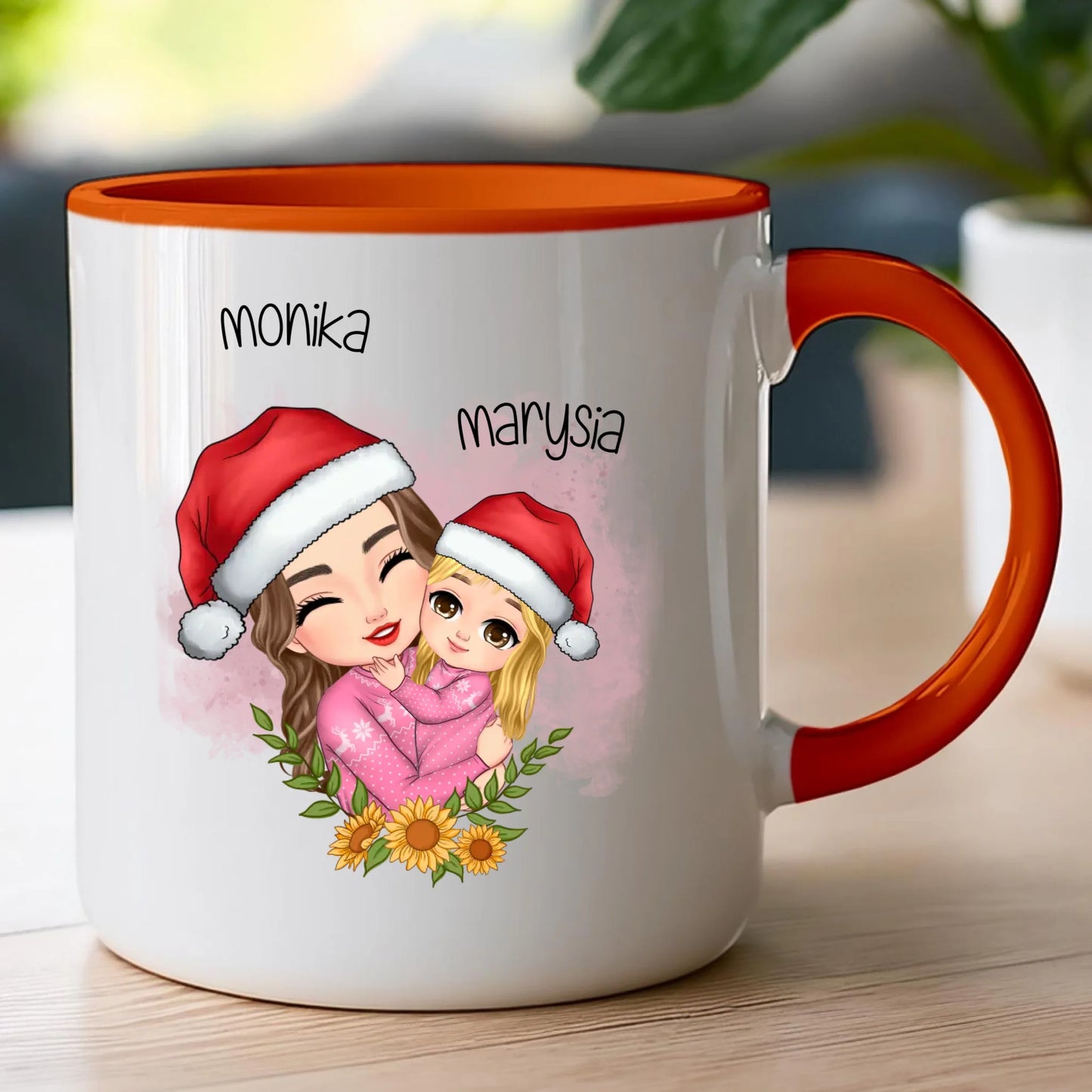 Kubek świąteczny personalizowany dla mamy #330