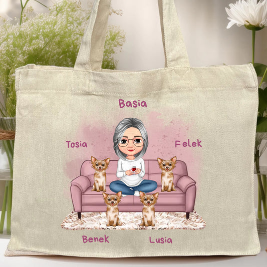 Torba personalizowana dla babci - ze zwierzakami #240