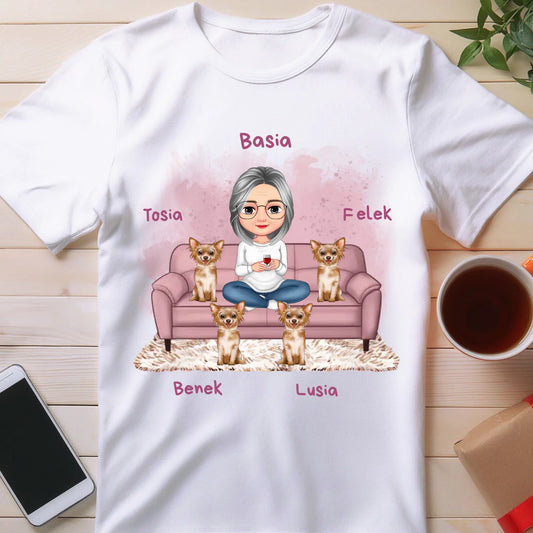 Koszulka personalizowana dla babci - ze zwierzakami #240