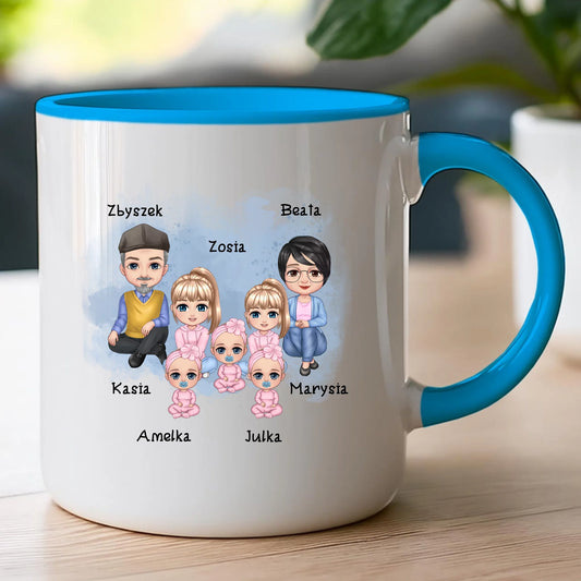 Kubek personalizowany dla babci i dziadka #600