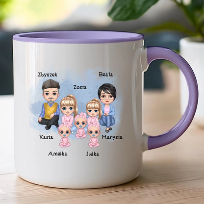 Kubek personalizowany dla babci i dziadka #600