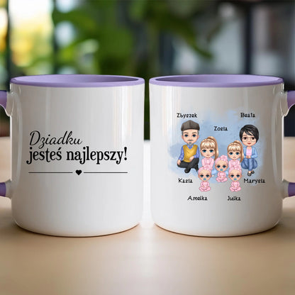 Kubek personalizowany dla babci i dziadka #600