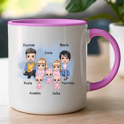 Kubek personalizowany dla babci i dziadka #600