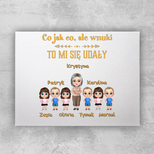 Obraz personalizowany dla babci #250