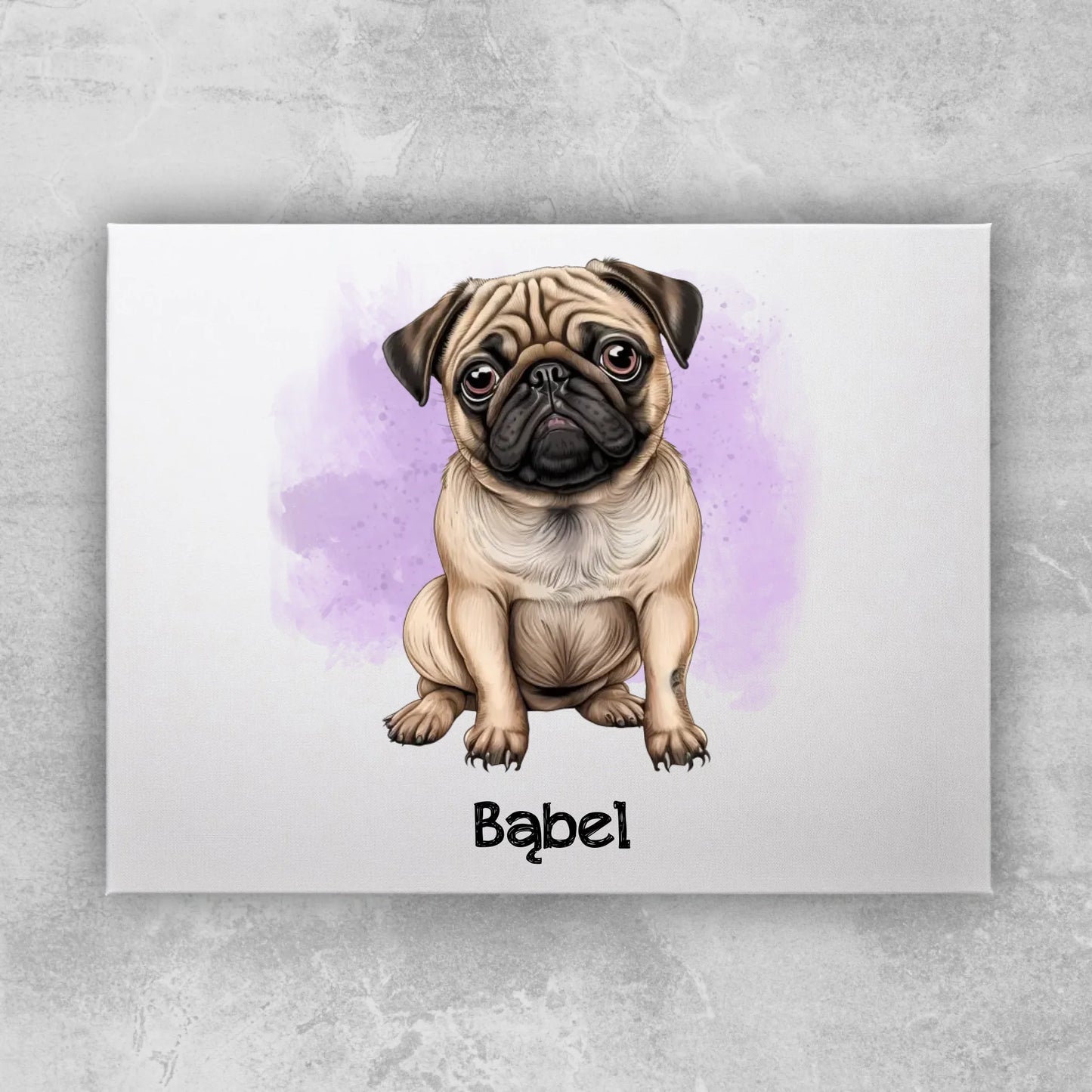 Obraz personalizowany z psem #42