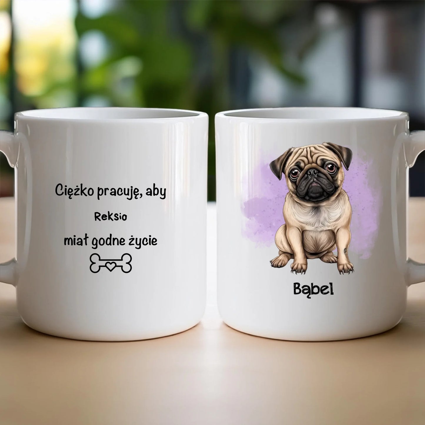 Kubek personalizowany z psem #42
