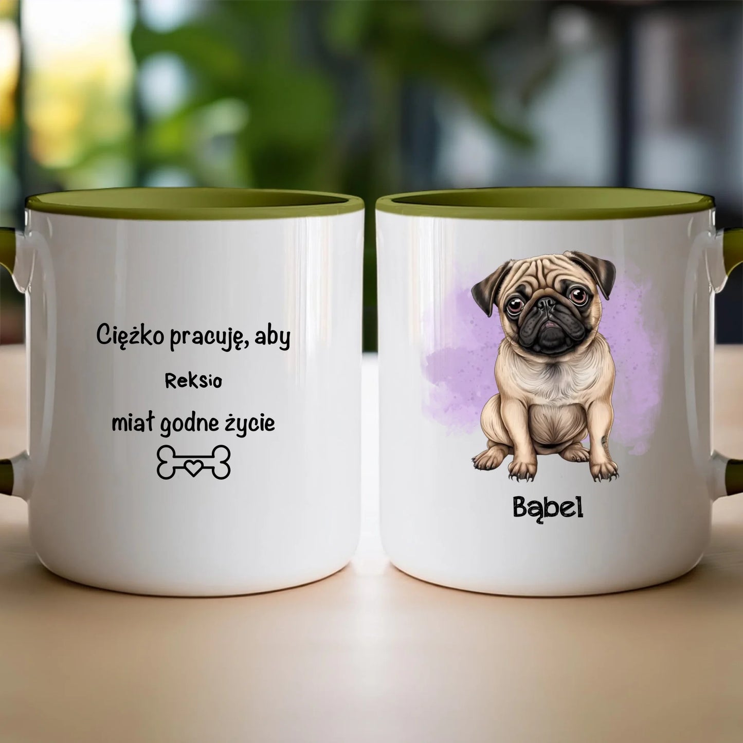 Kubek personalizowany z psem #42