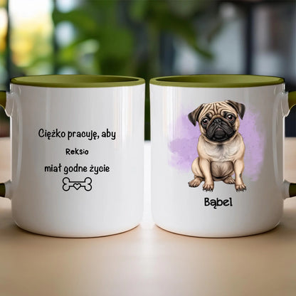 Kubek personalizowany z psem #42