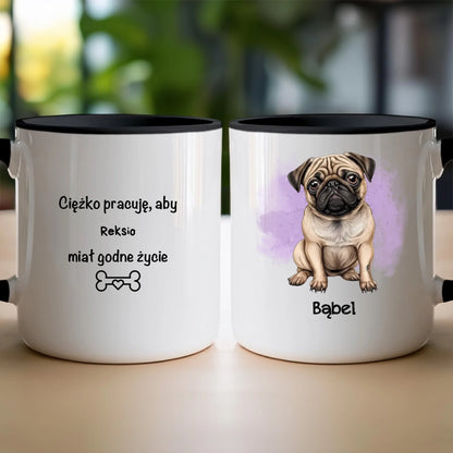 Kubek personalizowany z psem #42