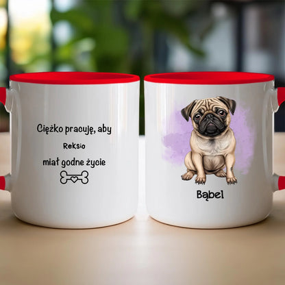Kubek personalizowany z psem #42