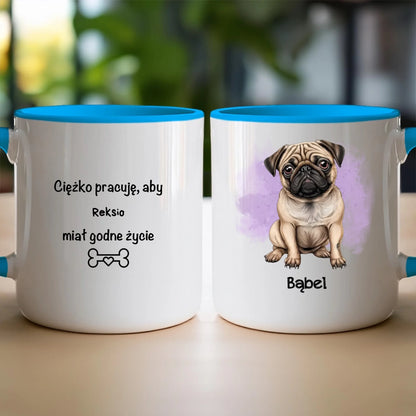 Kubek personalizowany z psem #42