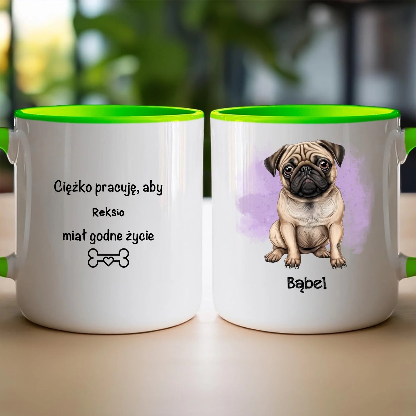Kubek personalizowany z psem #42