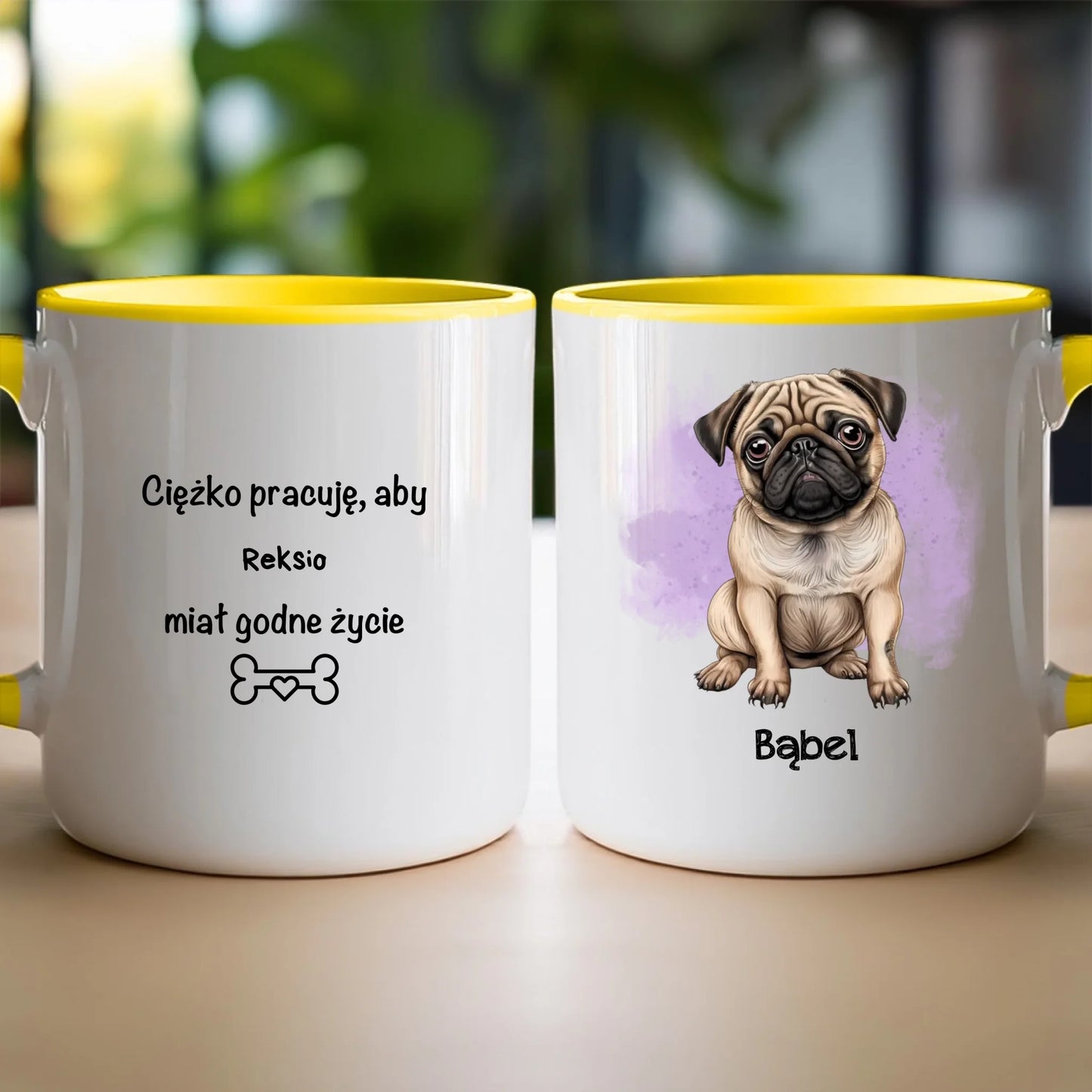 Kubek personalizowany z psem #42