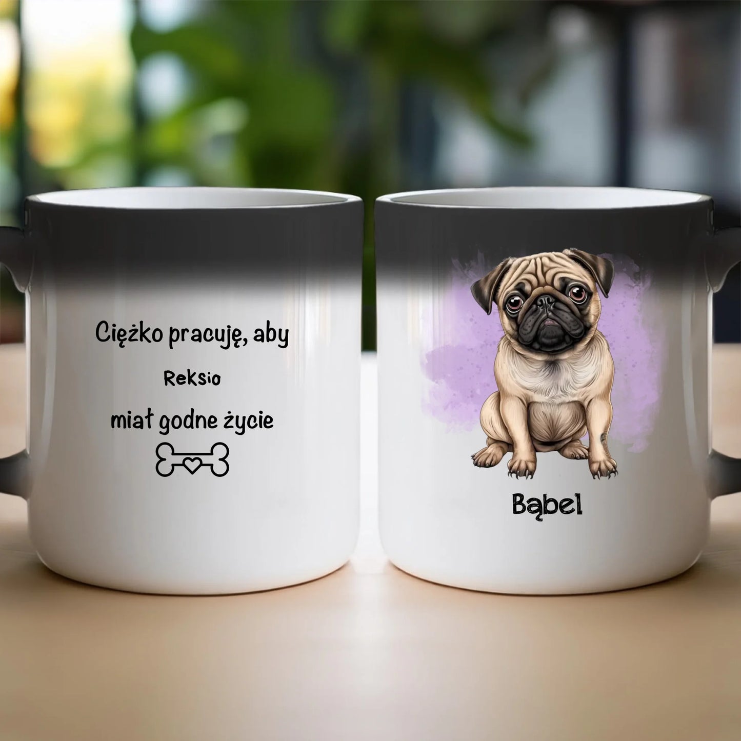 Kubek personalizowany z psem #42
