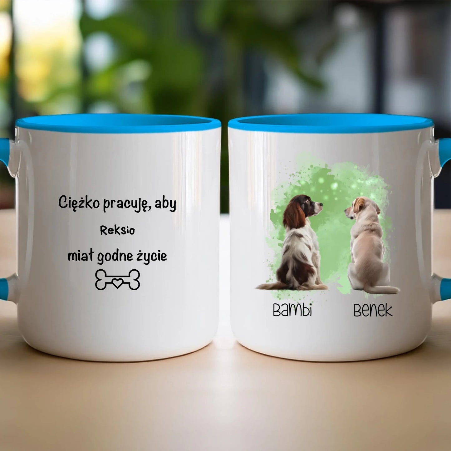 Kubek personalizowany z psem #45