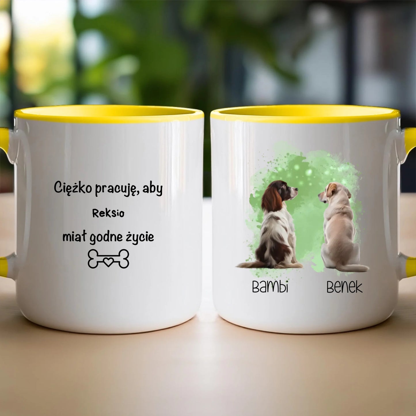 Kubek personalizowany z psem #45