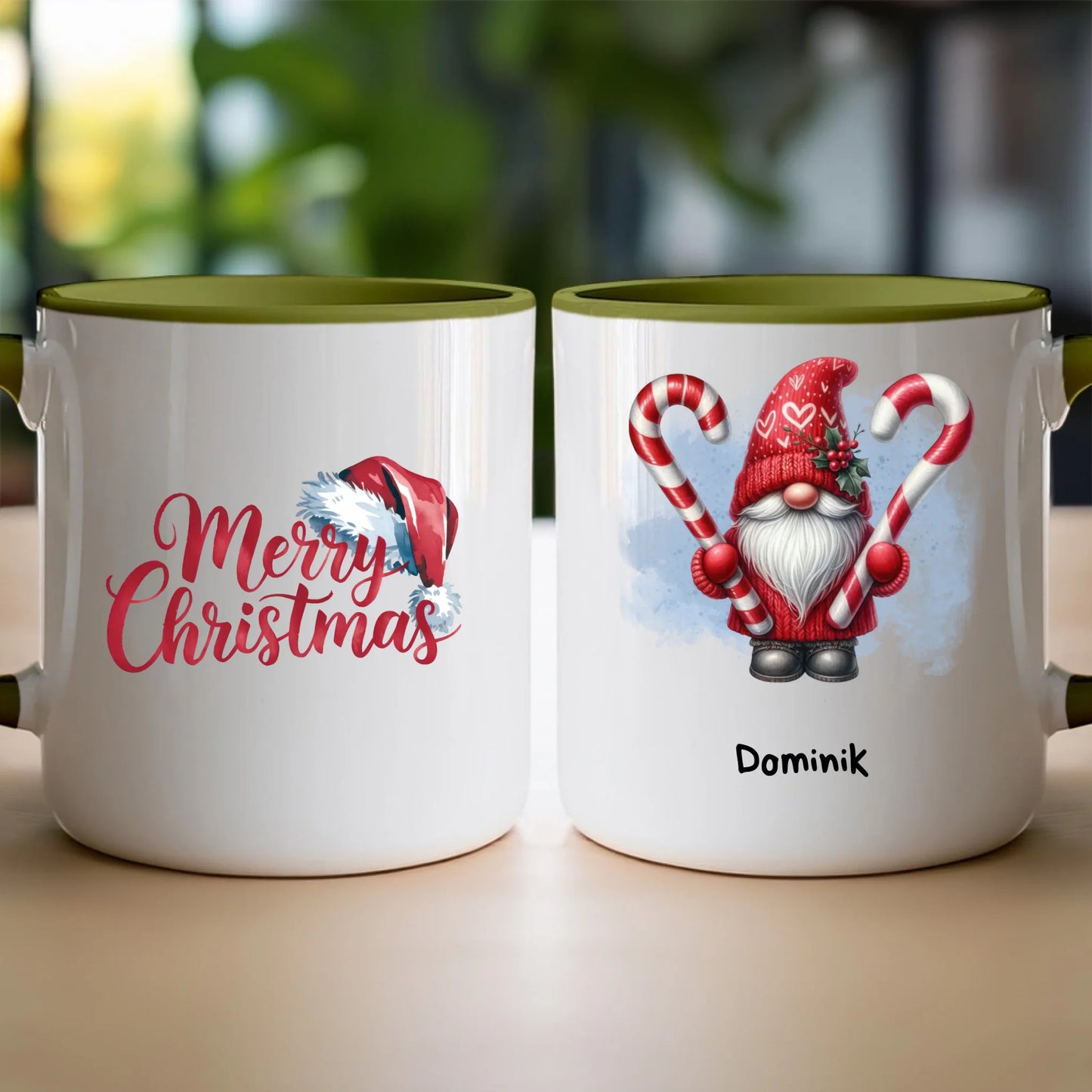 Kubek personalizowany świąteczny Gnom #100