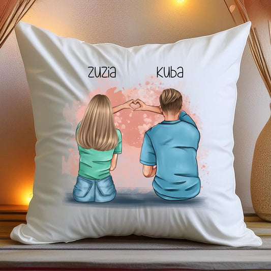 Poduszka personalizowana dla par #52