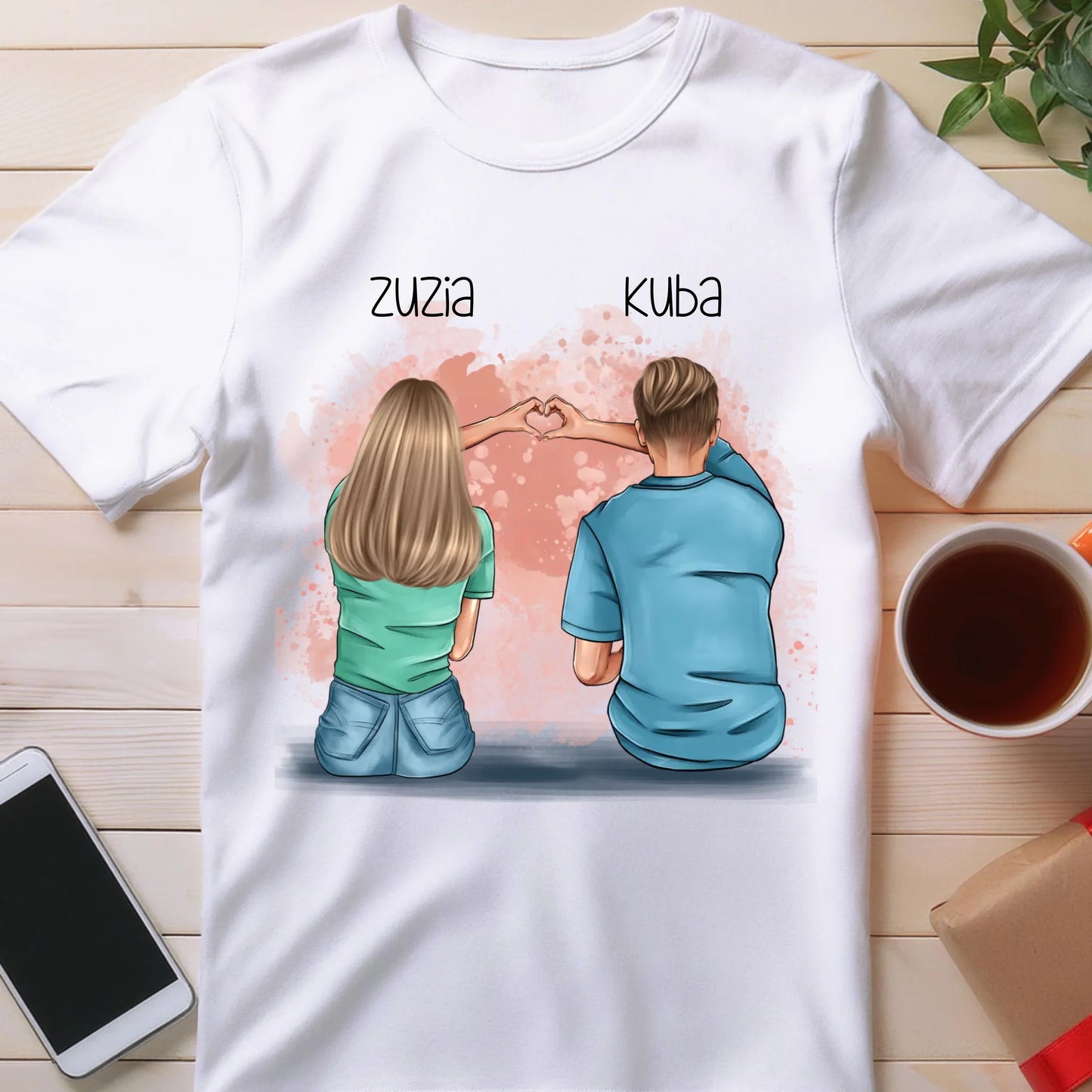Koszulka personalizowana dla par #52