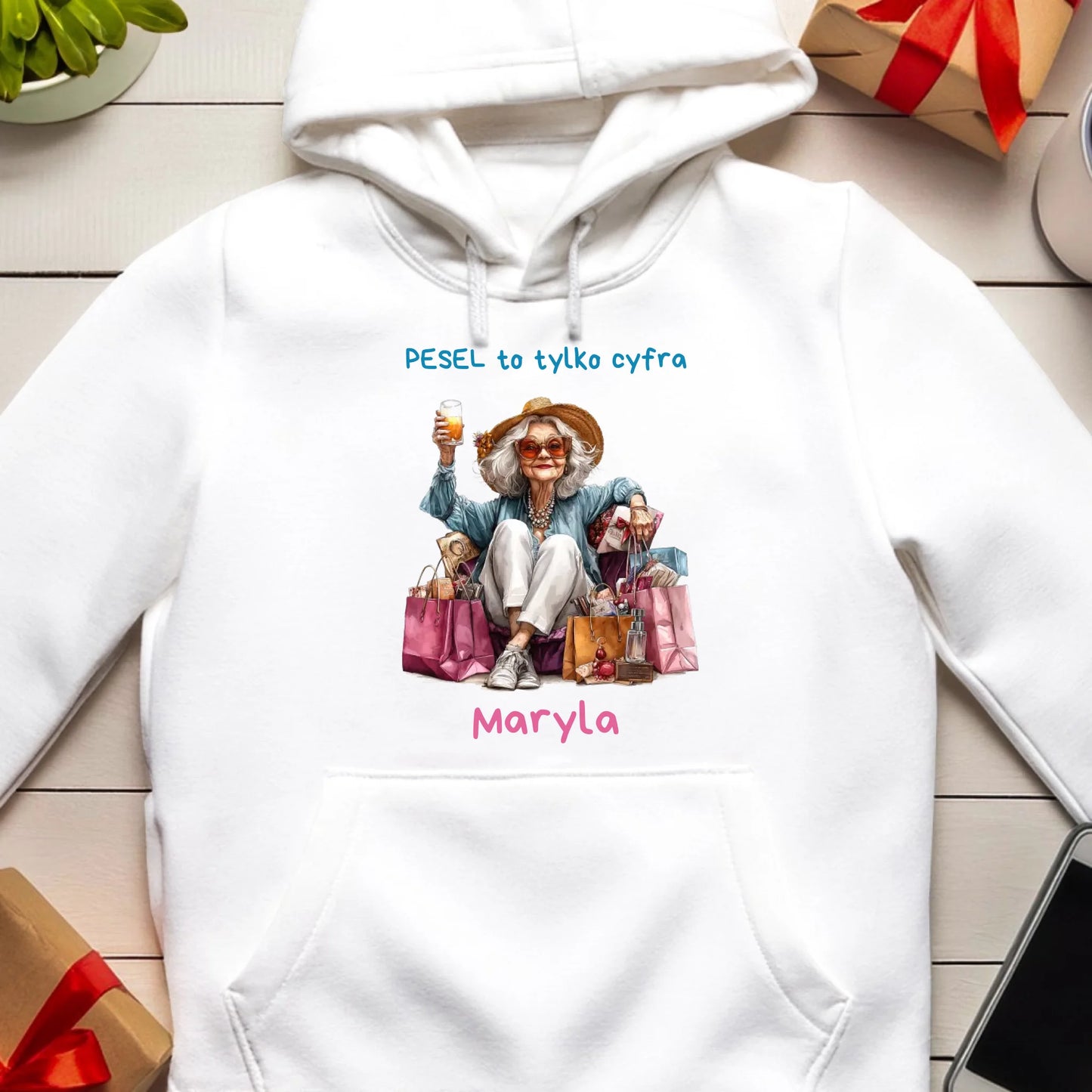Bluza personalizowana dla starszej pani #405