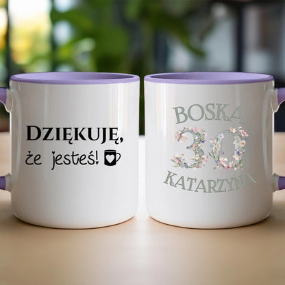 Kubek personalizowany na urodziny - dowolna liczba #5011