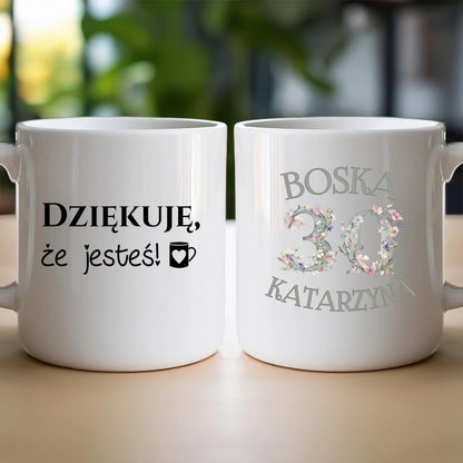 Kubek personalizowany na urodziny - dowolna liczba #5011