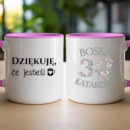 Kubek personalizowany na urodziny - dowolna liczba #5011