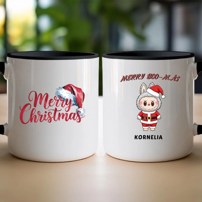 Personalizowany kubek na święta - Uroczy Potworek #513