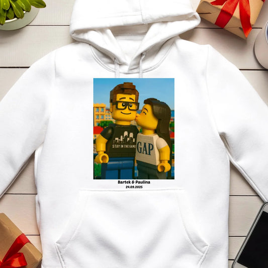 Bluza - Twoje zdjęcie z klocków LEGO [generowane przez AI]