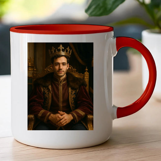 Kubek - Królewski portret ze zdjęcia [generowany przez AI]
