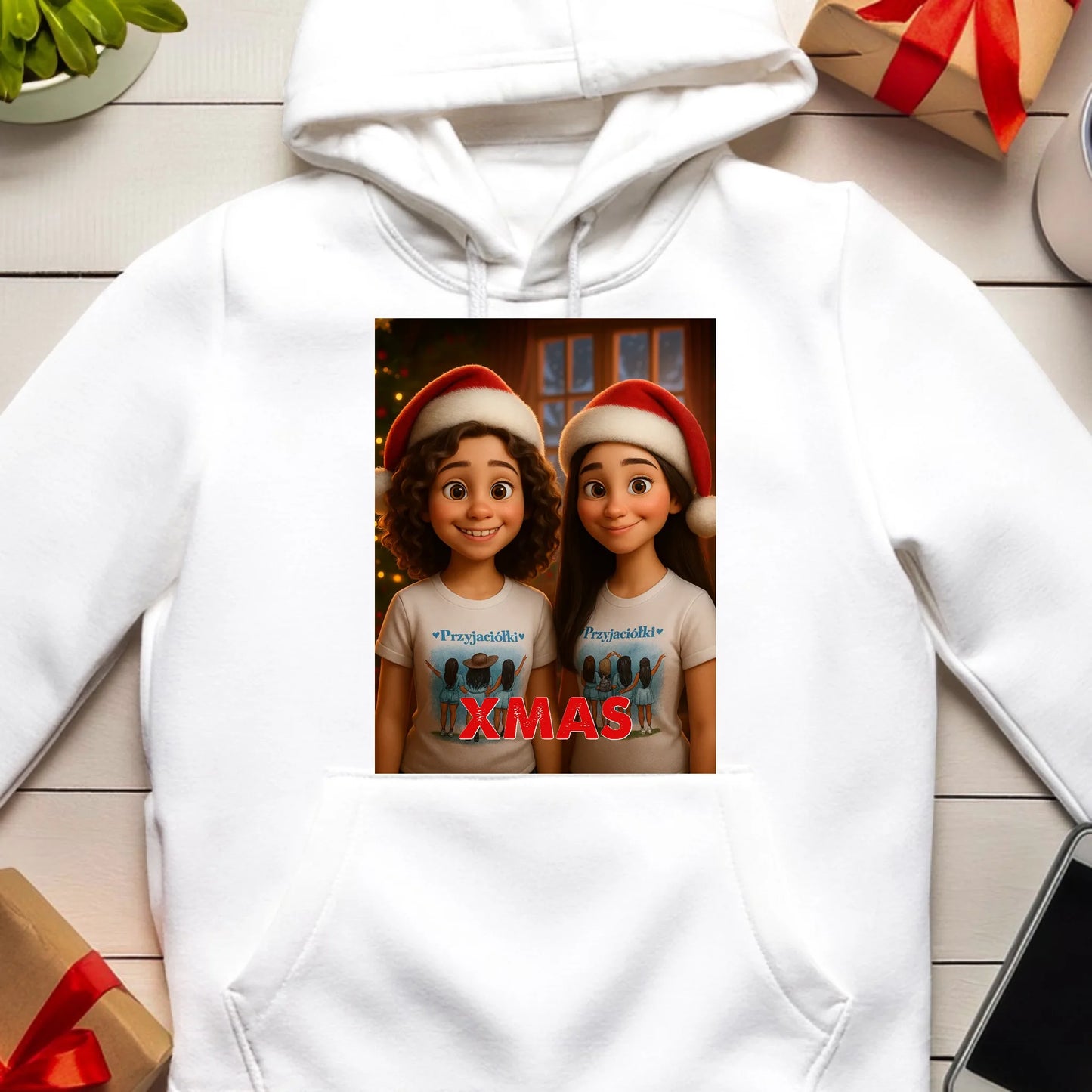 Bluza z własnym zdjęciem - świąteczny klimat [generowane przez AI]