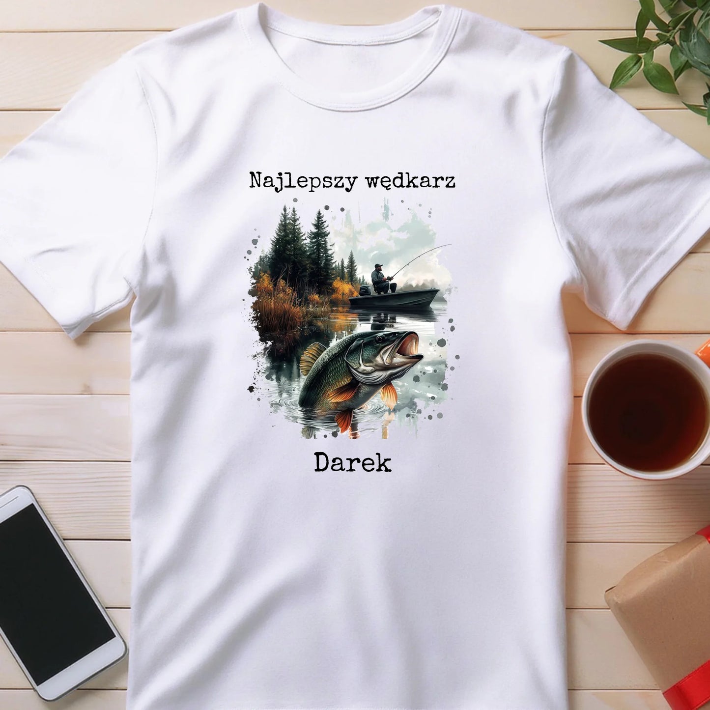 Personalizowana koszulka dla wędkarza #192