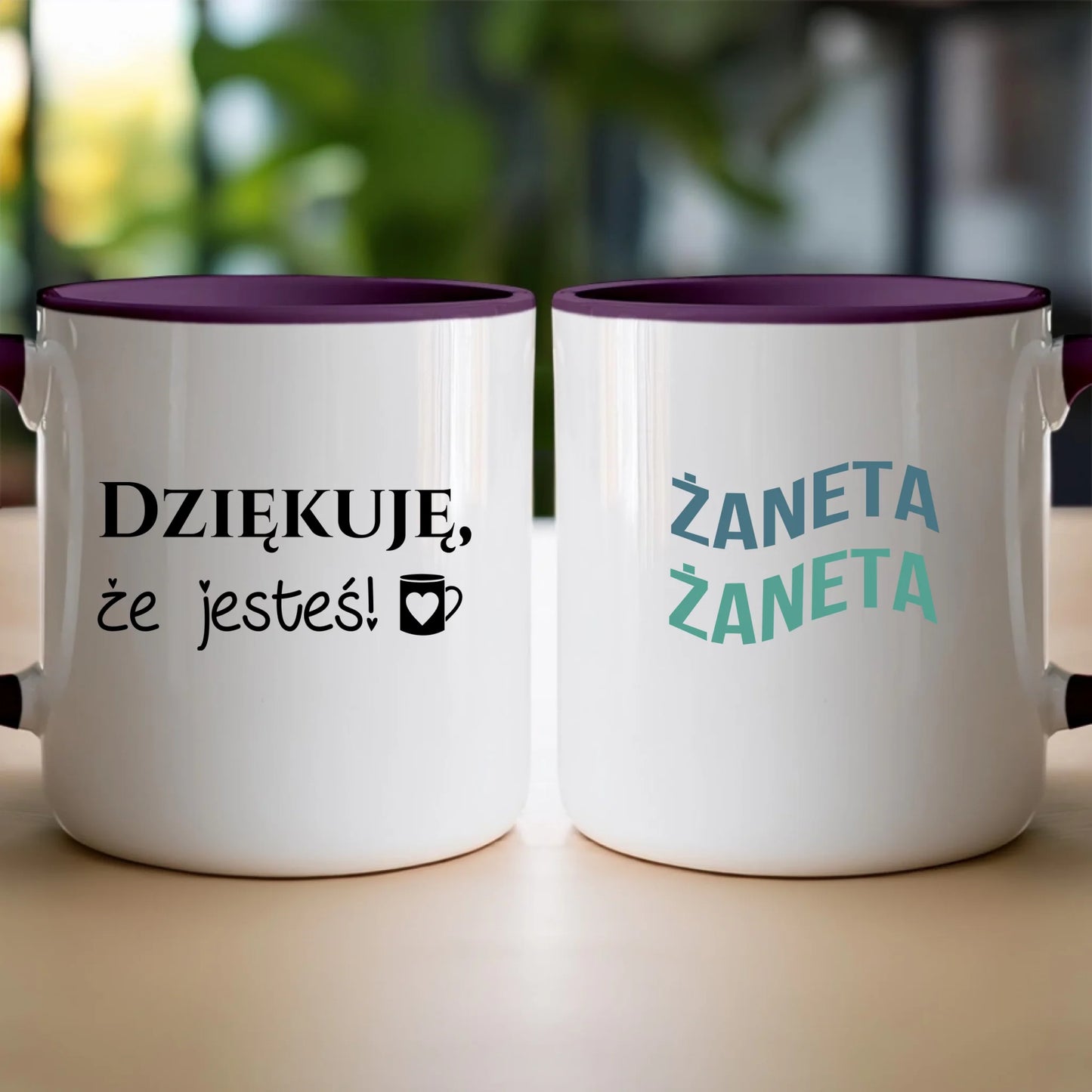 Personalizowany kubek z napisem #321