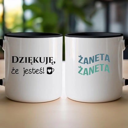 Personalizowany kubek z napisem #321