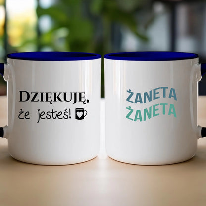 Personalizowany kubek z napisem #321